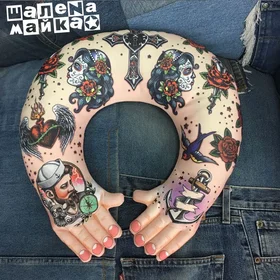 Подушки с фото: подушка тату ручки